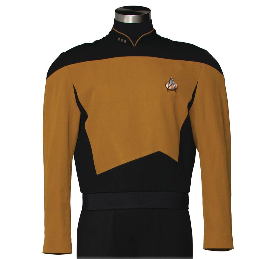 Star Trek The Next Generation Services Mustard Tunic Replica Small