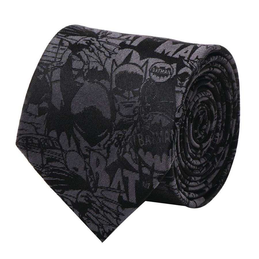 Batman Comic Black Tie