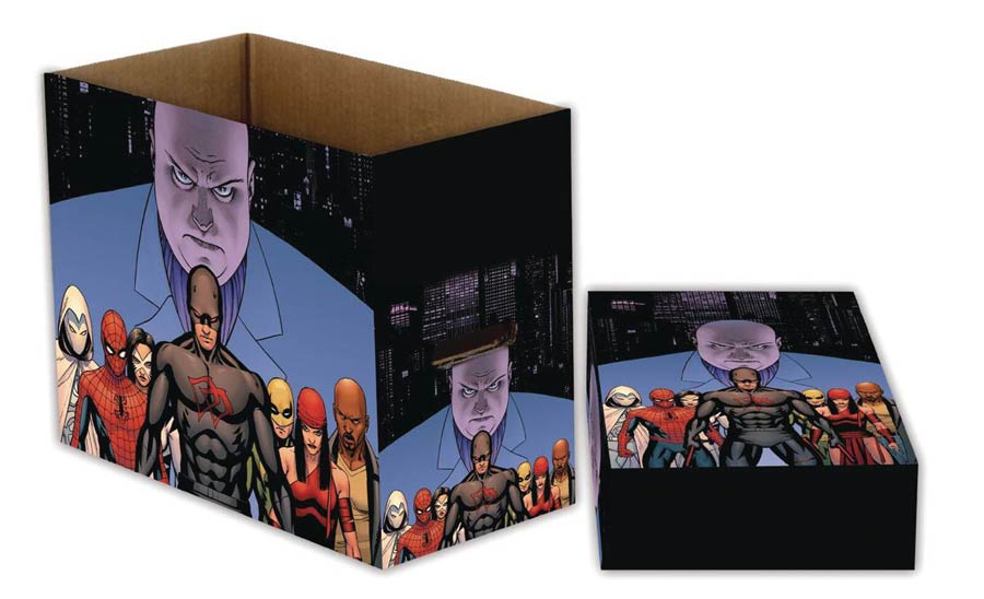 Marvel Comics Defenders Team Short Comic Storage Box 5-Pack