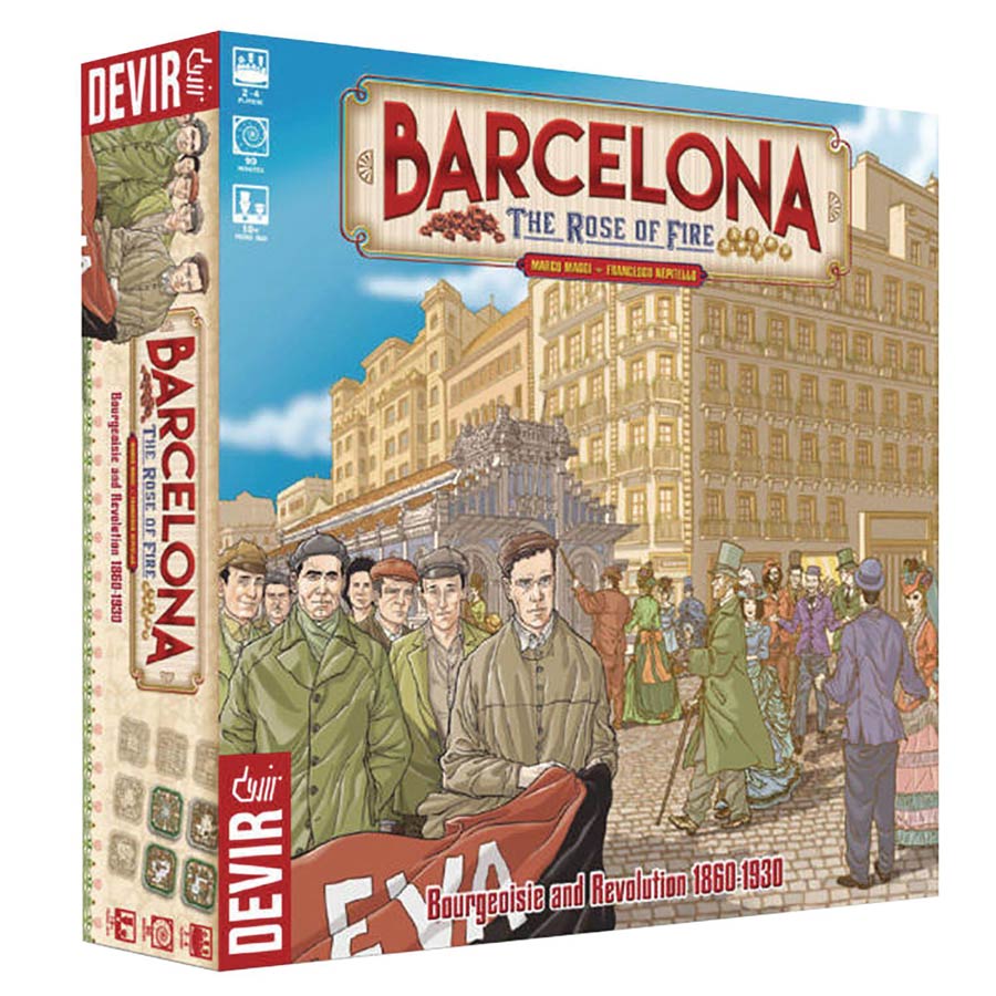 Barcelona Rose Of Fire Board Game