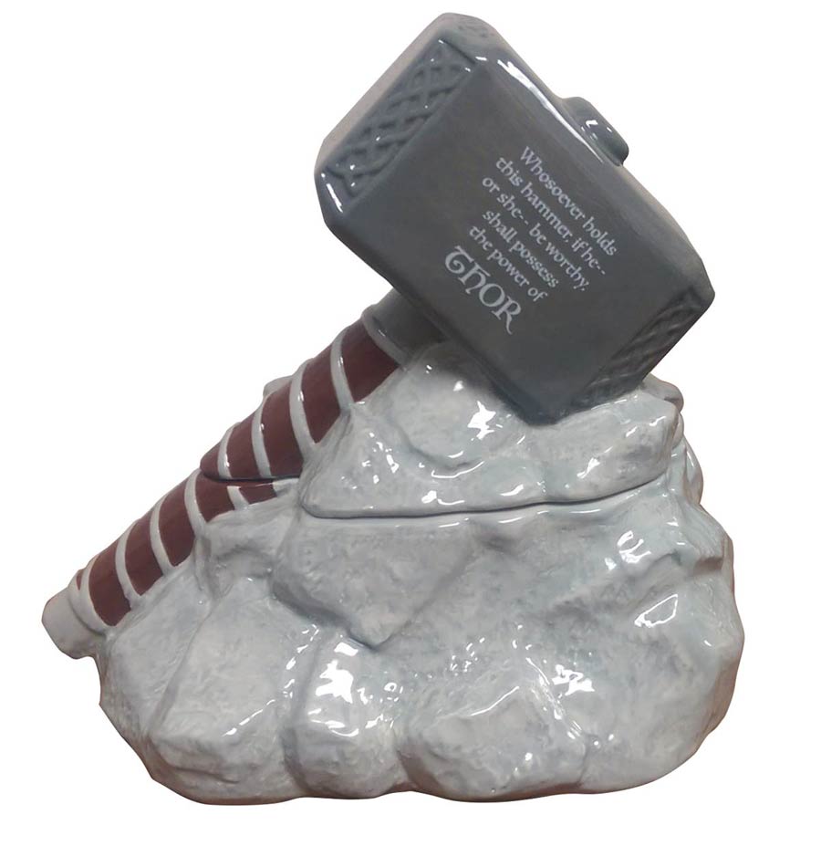 Marvel Comics Lidded Jar - Thors Hammer