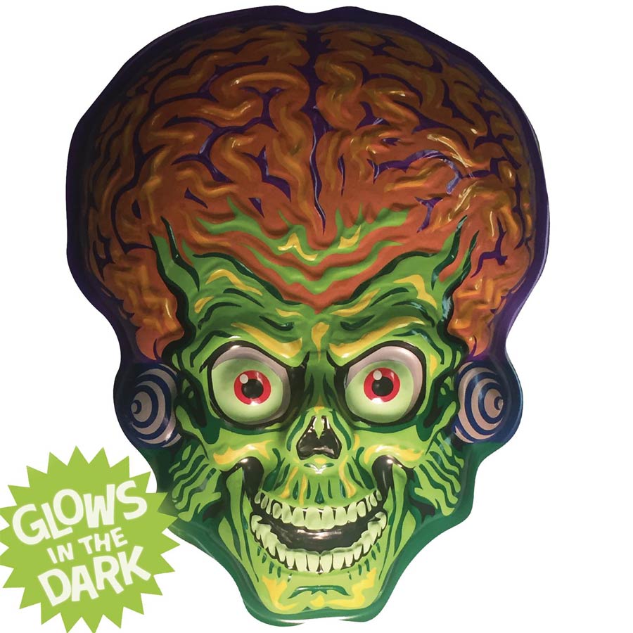 Ghoulsville Vac-Tastic Plastic Mask - Mars Attacks Martian