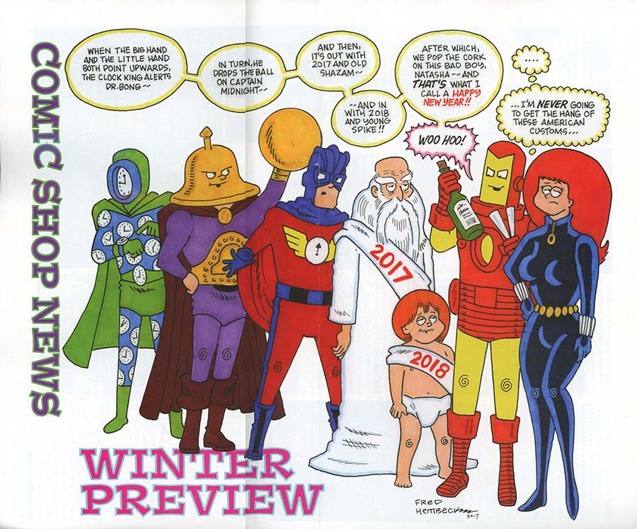 Comic Shop News 2018 Winter Preview - FREE - Limit 1 Per Customer