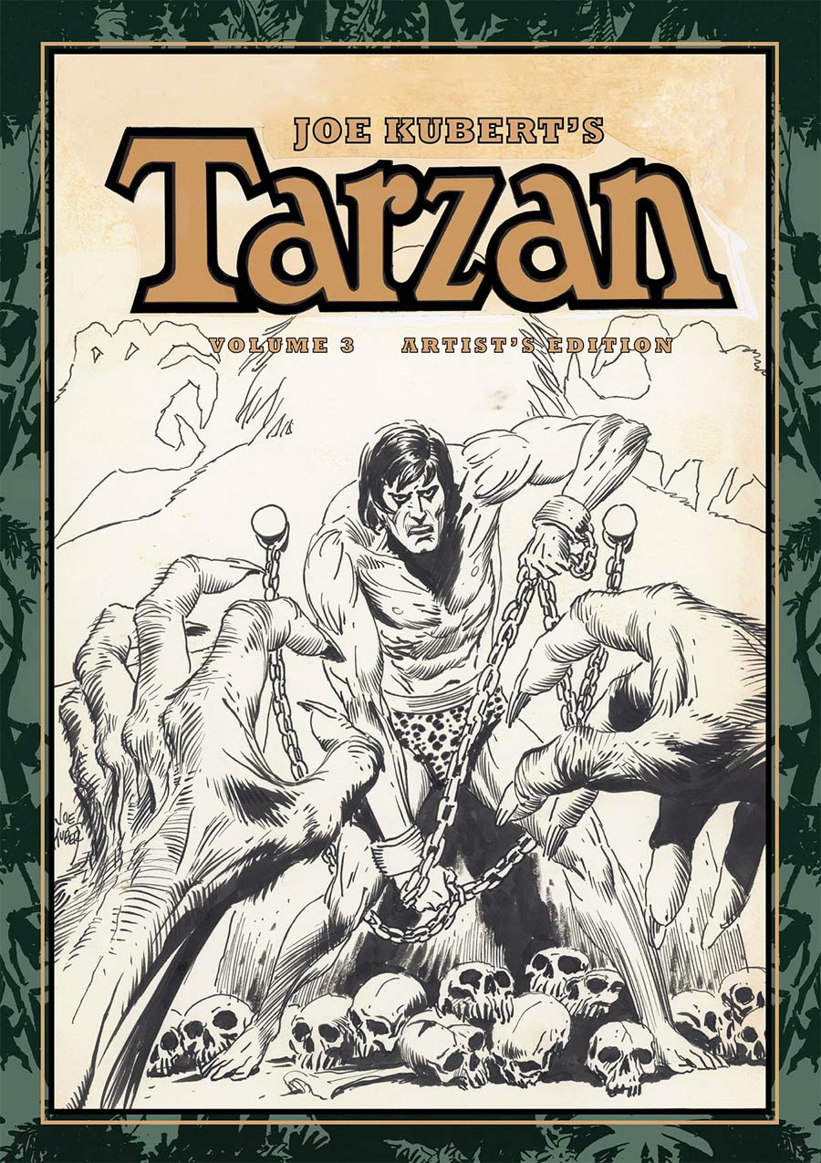 Joe Kuberts Tarzan And The Lion Man And Other Stories Artists Edition HC