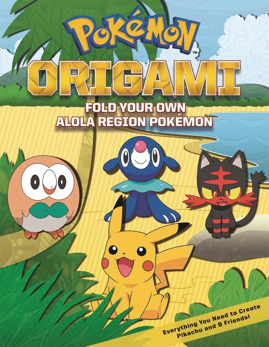 Pokemon Origami Fold Your Own Alola Region Pokemon SC