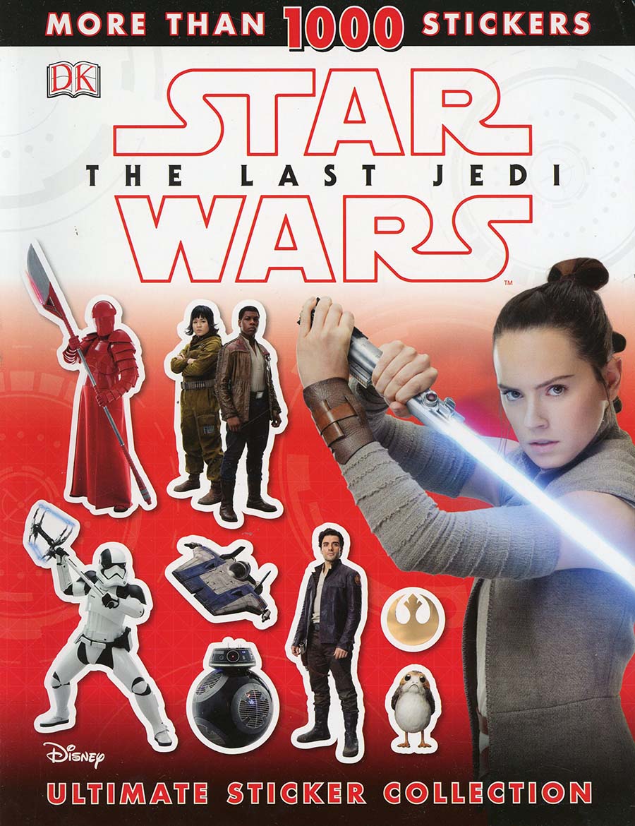 Star Wars The Last Jedi Ultimate Sticker Collection SC