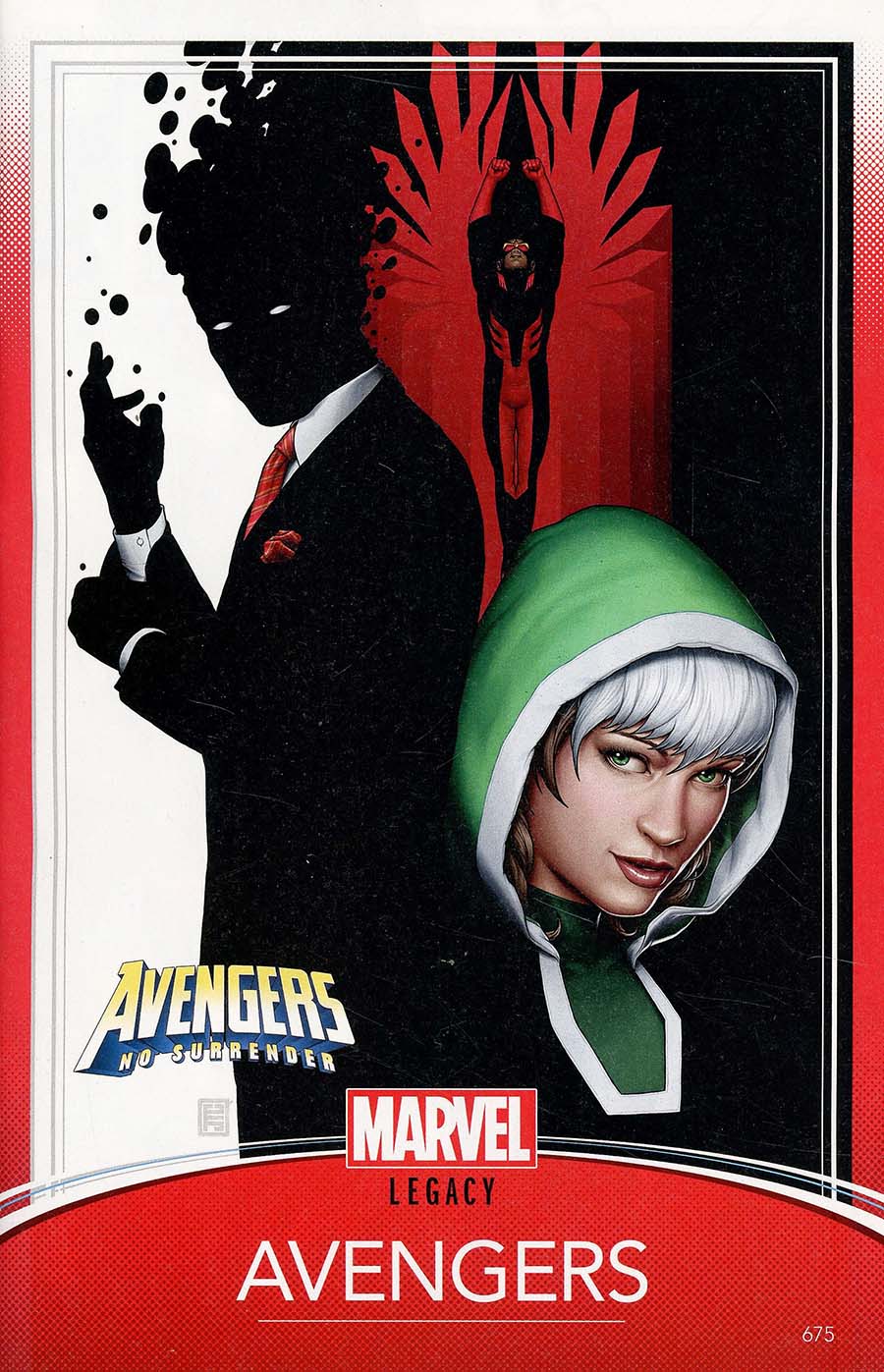 Avengers Vol 6 #675 Cover C Variant John Tyler Christopher Trading Card Cover (No Surrender Part 1)(Marvel Legacy Tie-In)