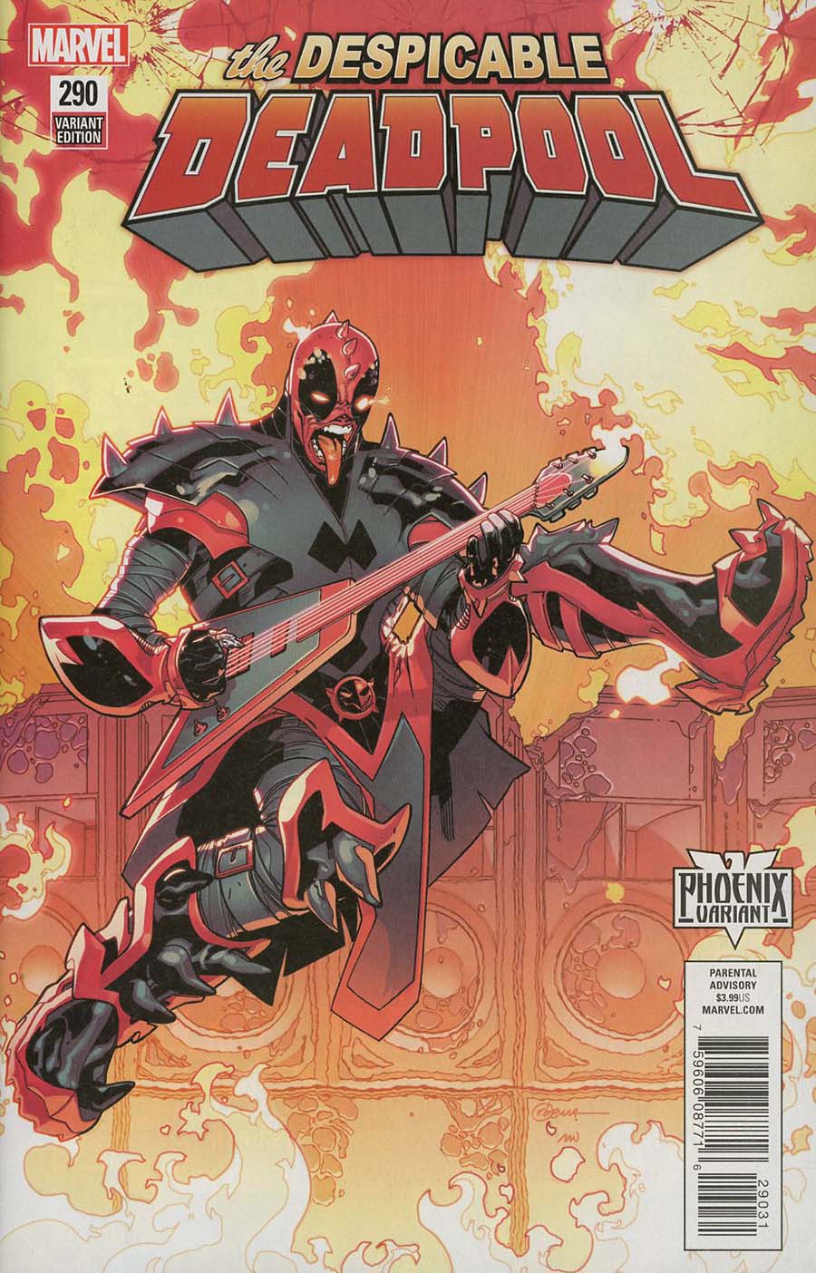 Despicable Deadpool #290 Cover B Variant RB Silva Phoenix Cover (Marvel Legacy Tie-In)