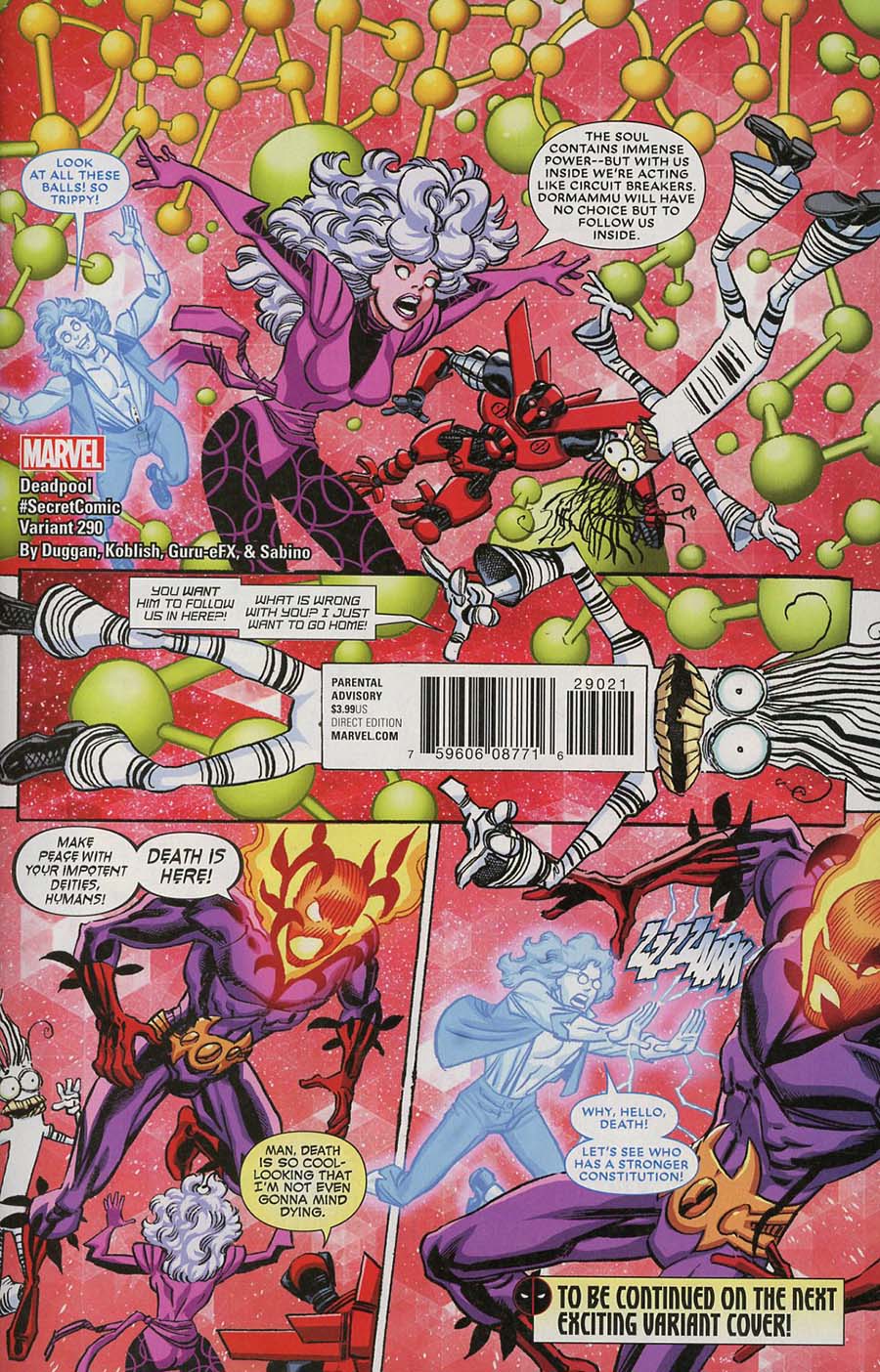 Despicable Deadpool #290 Cover C Variant Scott Koblish Secret Comics Cover (Marvel Legacy Tie-In)