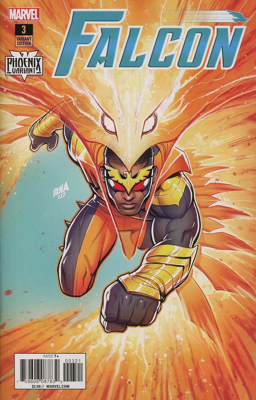 Falcon Vol 2 #3 Cover B Variant David Nakayama Phoenix Cover (Marvel Legacy Tie-In)