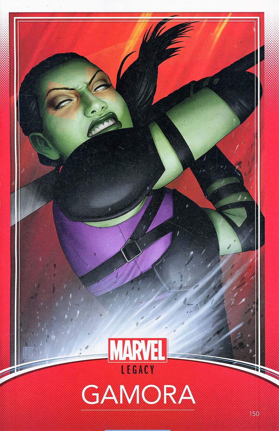 Guardians Of The Galaxy Vol 4 #150 Cover B Variant John Tyler Christopher Trading Card Cover (Marvel Legacy Tie-In)