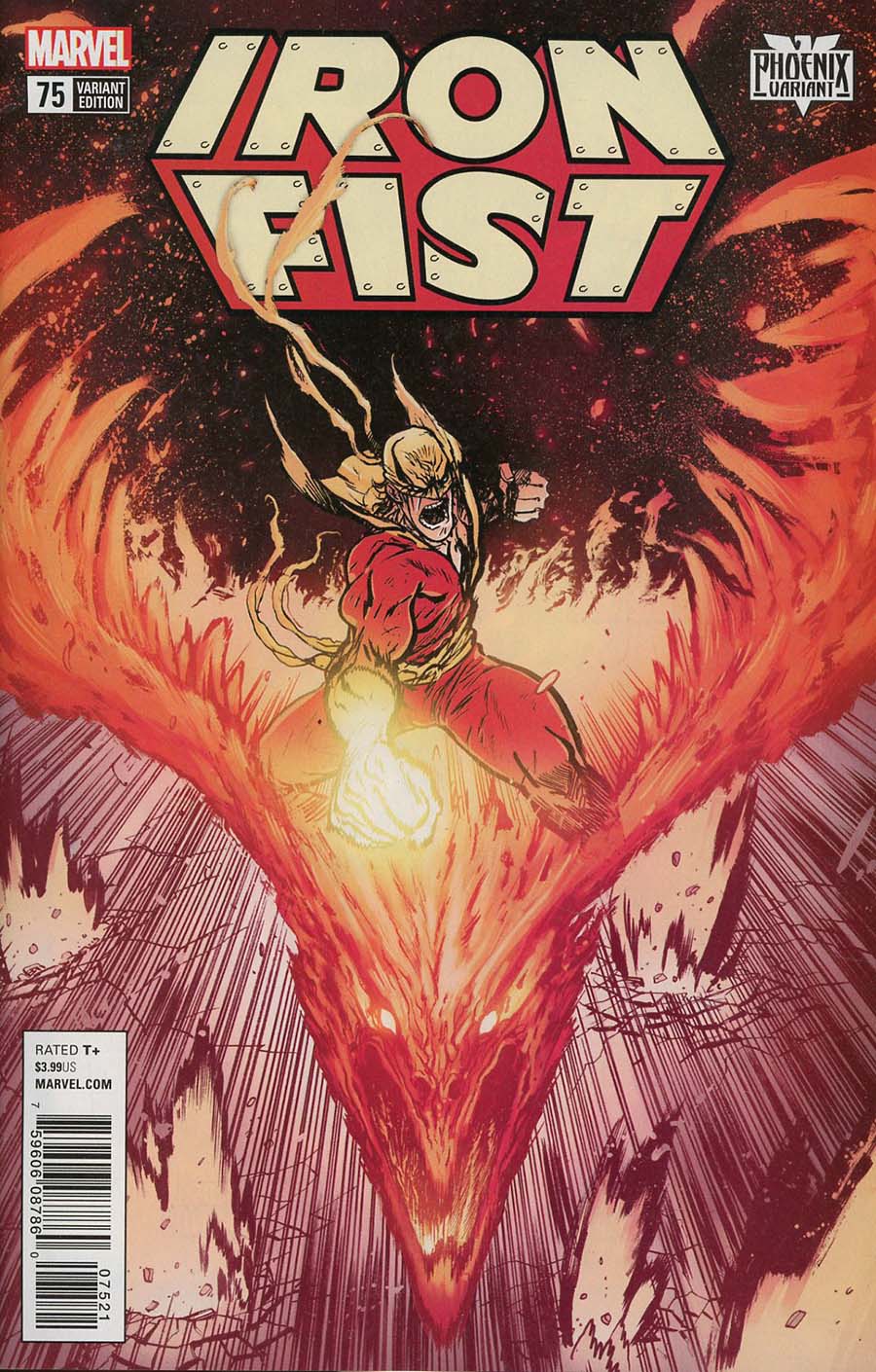 Iron Fist Vol 5 #75 Cover B Variant Dave Johnson Phoenix Cover (Marvel Legacy Tie-In)