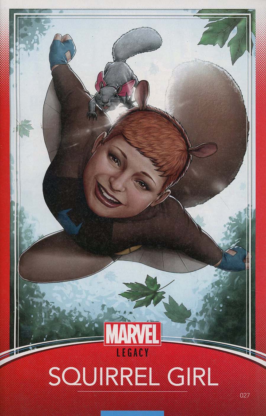 Unbeatable Squirrel Girl Vol 2 #27 Cover C Variant John Tyler Christopher Trading Card Cover (Marvel Legacy Tie-In)