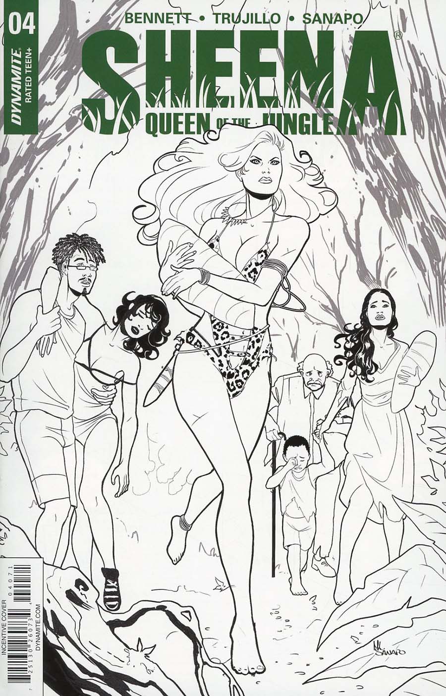 Sheena Vol 4 #4 Cover G Incentive Maria Sanapo Virgin Cover