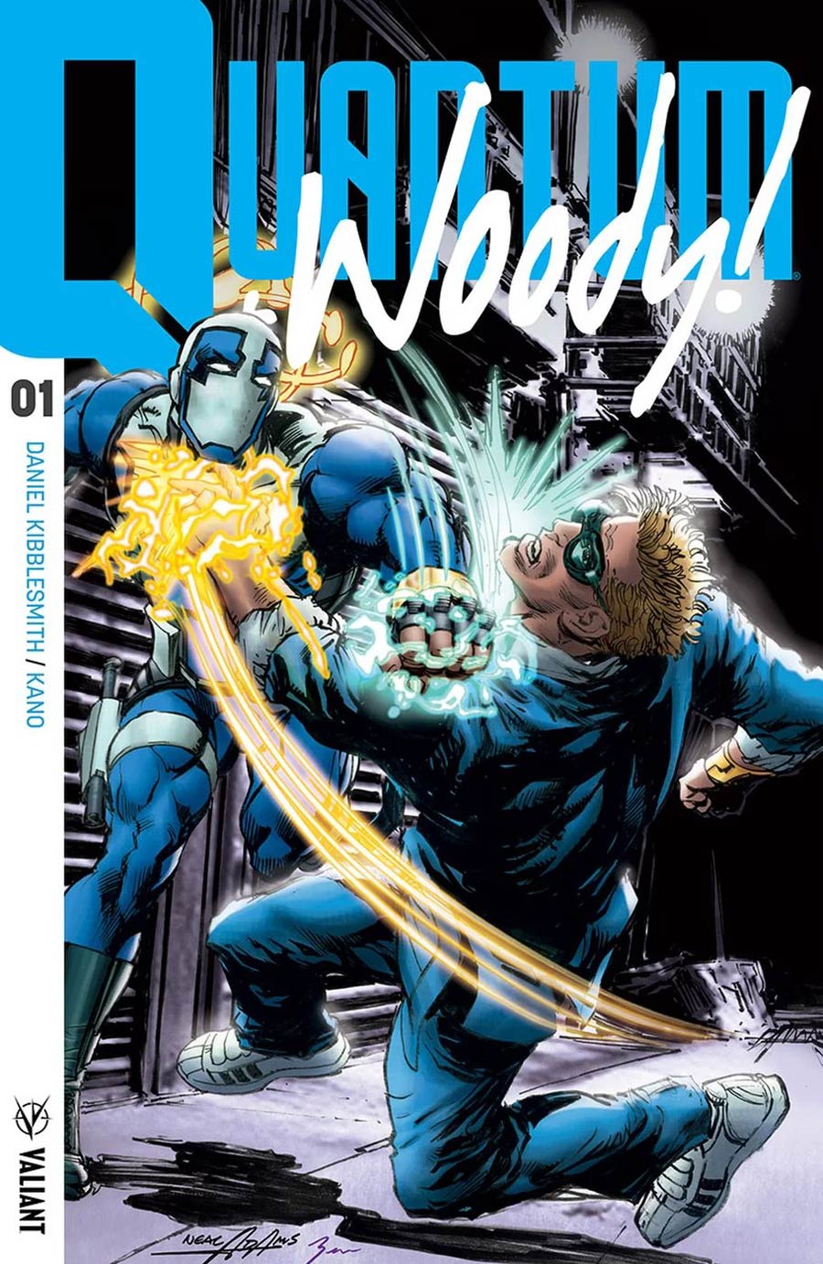 Quantum & Woody Vol 4 #1 Cover E Incentive Neal Adams Quantum & Woody Icon Variant Cover
