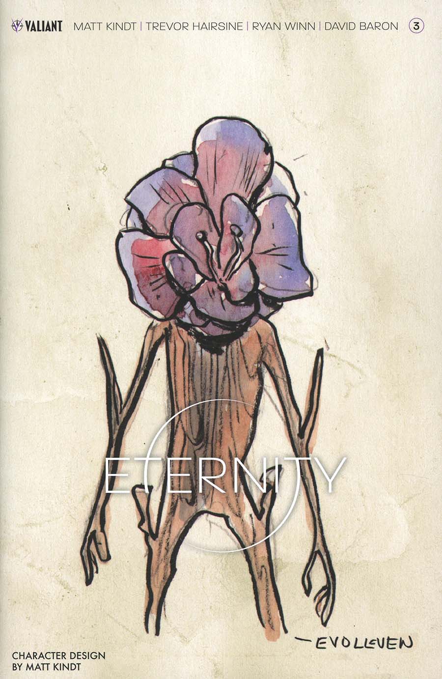 Eternity #3 Cover D Incentive Matt Kindt Character Design Variant Cover