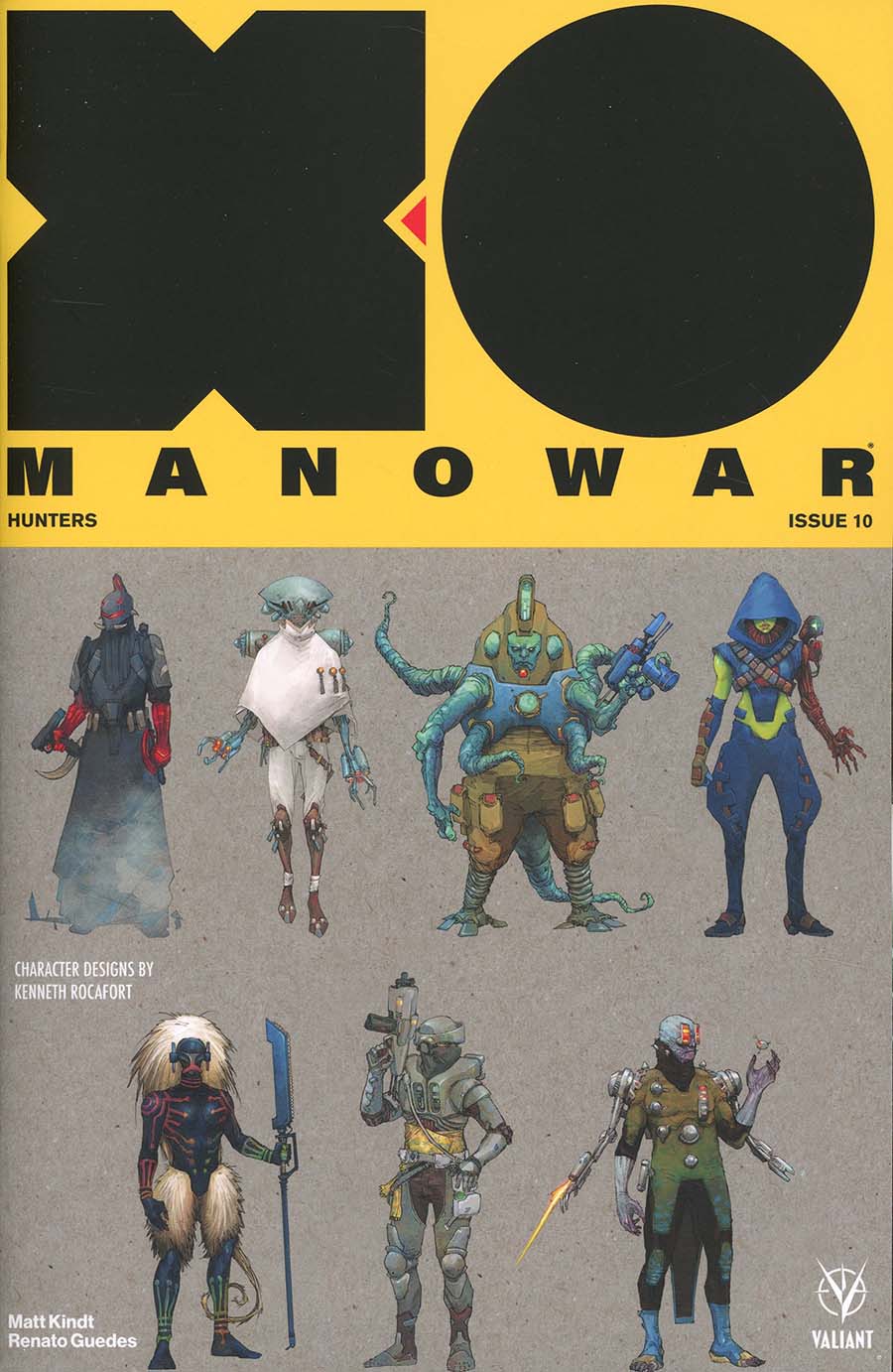 X-O Manowar Vol 4 #10 Cover D Incentive Kenneth Rocafort Character Design Variant Cover