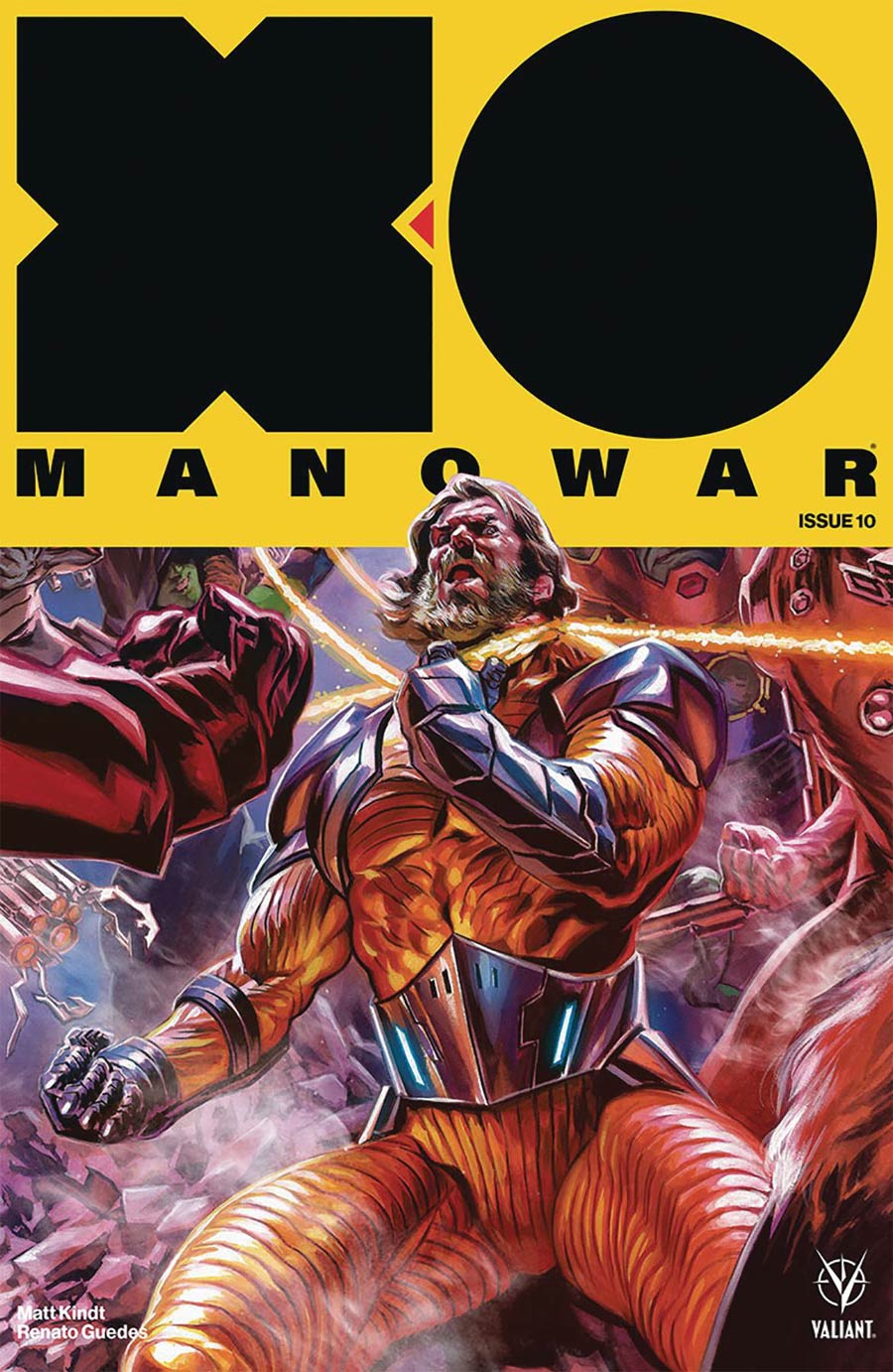 X-O Manowar Vol 4 #10 Cover E Incentive Felipe Massafera X-O Manowar Icon Variant Cover