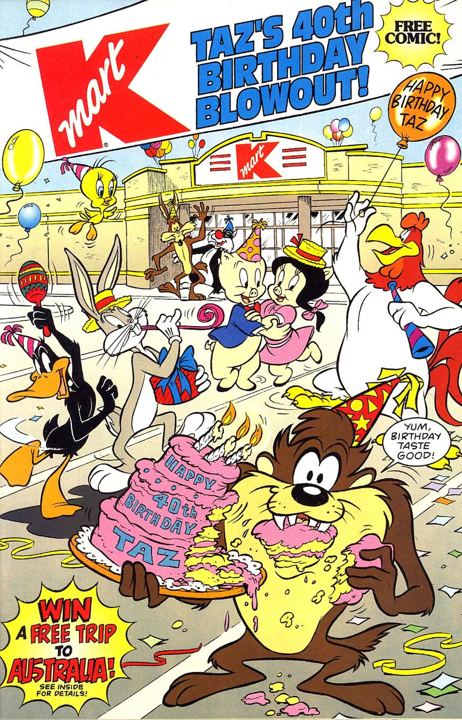 Tazs 40th Birthday Blowout K-Mart Promotional Comic Book