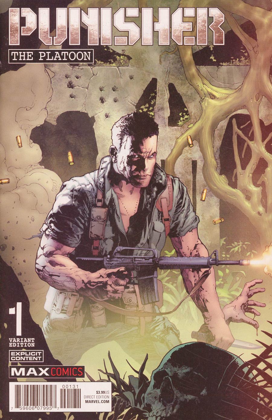 Punisher Platoon #1 Cover D Incentive Andy Brase Variant Cover