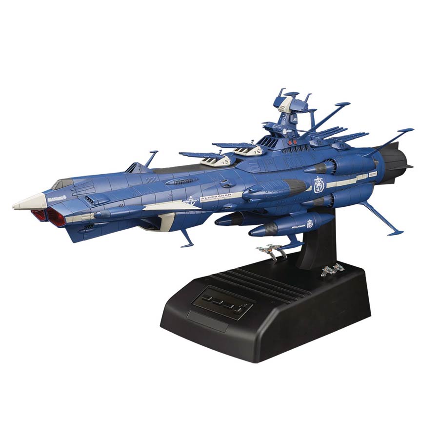 Star Blazers 2202 1/1000 Kit - U.N.C.F. AAA-2 Aldebaran Movie Effect Version