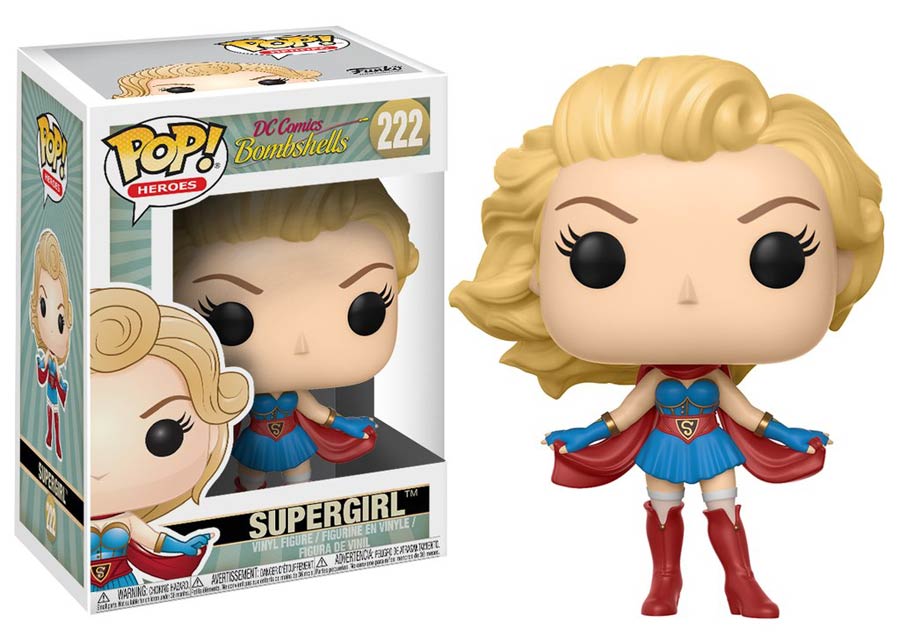 POP Heroes 222 DC Bombshells Supergirl Vinyl Figure