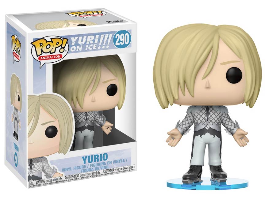 POP Animation 290 Yuri On Ice Yurio In Skate Wear Vinyl Figure