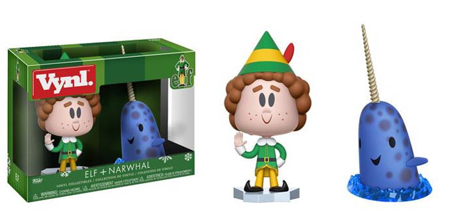 Vynl. Elf Buddy And Narwhal 2-Pack Vinyl Figure