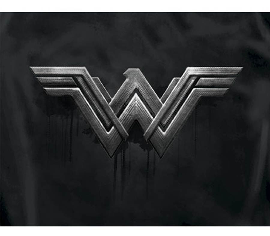 Justice League Movie Wonder Woman Symbol Womens T-Shirt Large