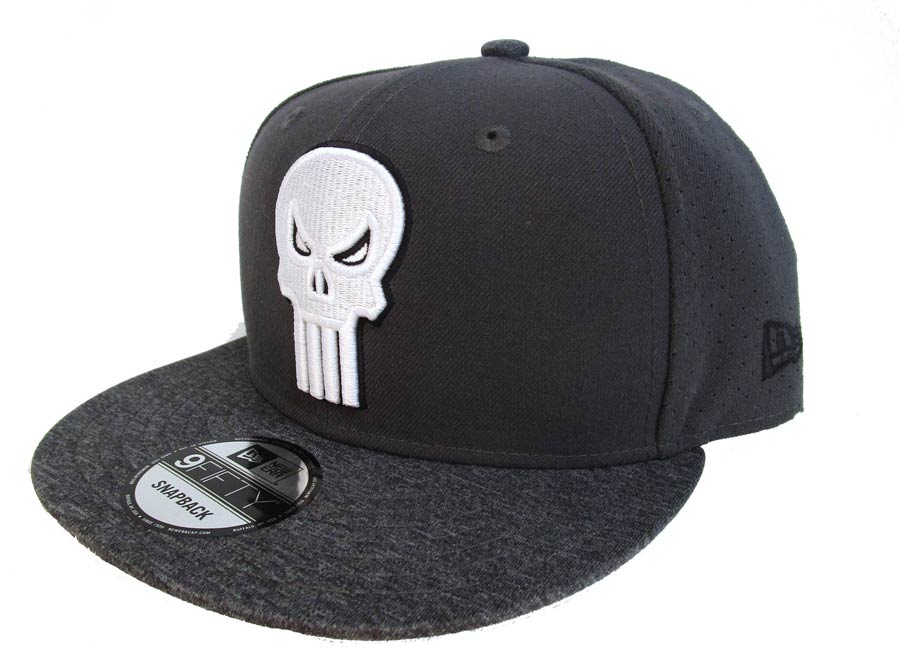 Punisher Perforated Trick Charcoal 950 Snapback Cap