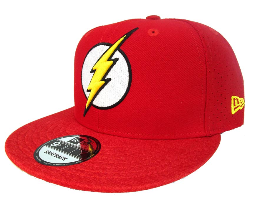Flash Perforated Trick Red 950 Snapback Cap
