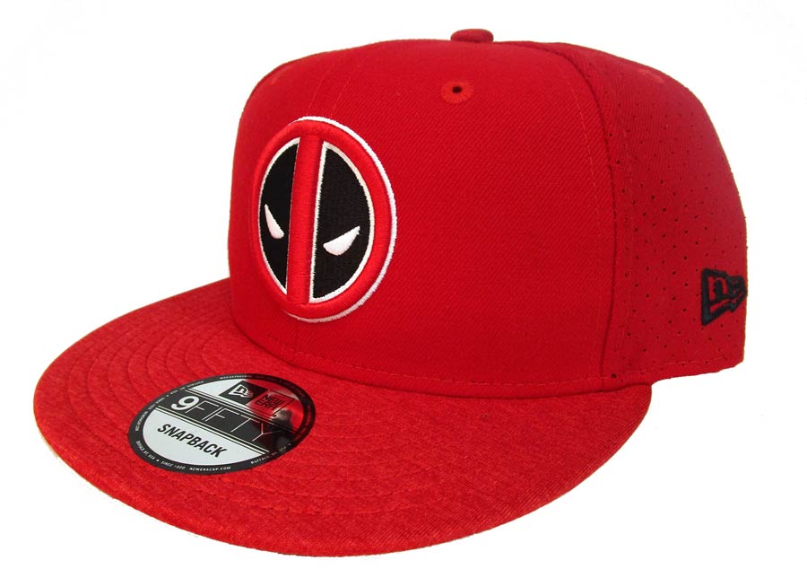 Deadpool Perforated Trick Red 950 Snapback Cap