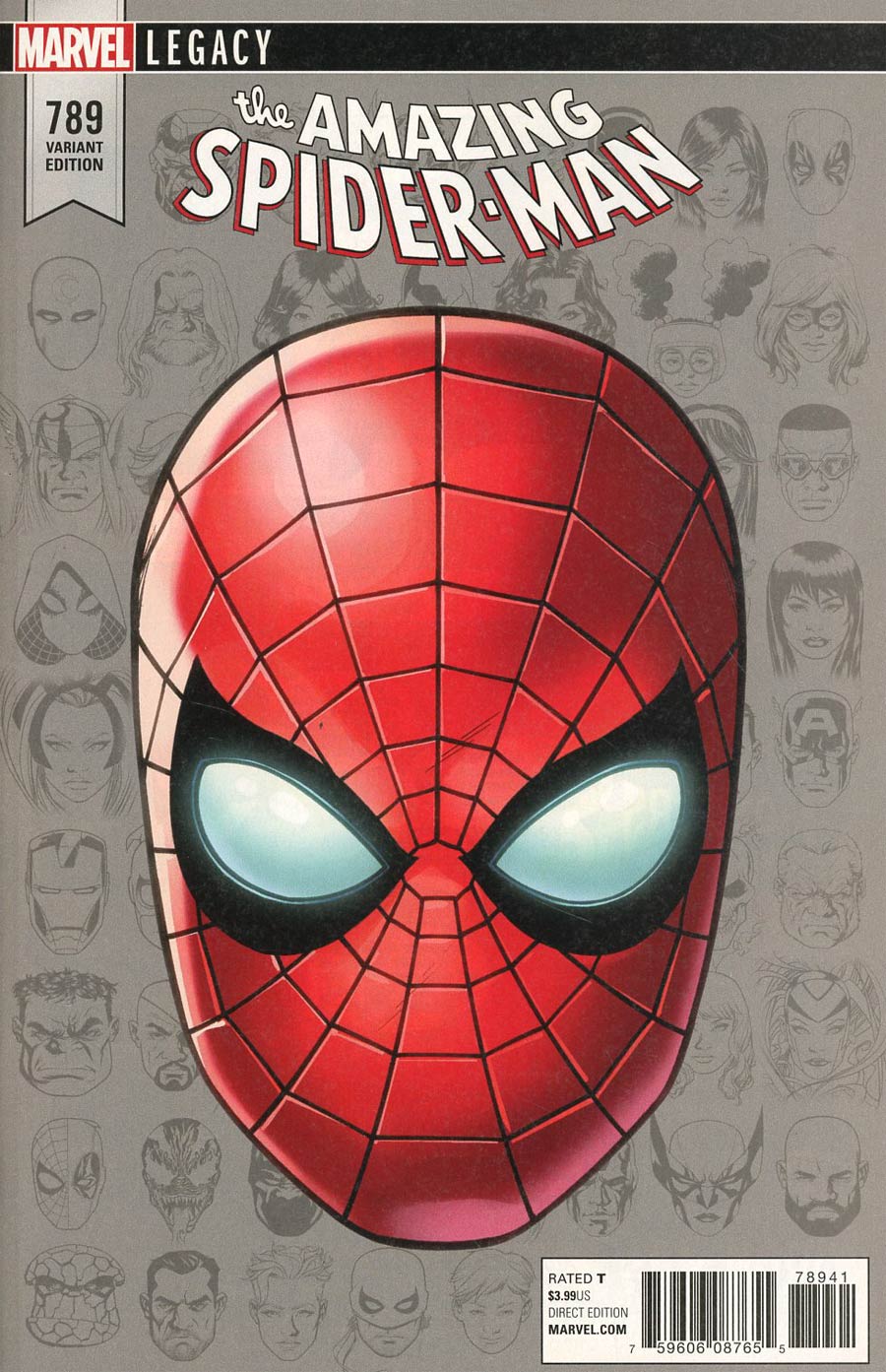 Amazing Spider-Man Vol 4 #789 Cover D Incentive Mike McKone Legacy Headshot Variant Cover (Marvel Legacy Tie-In)