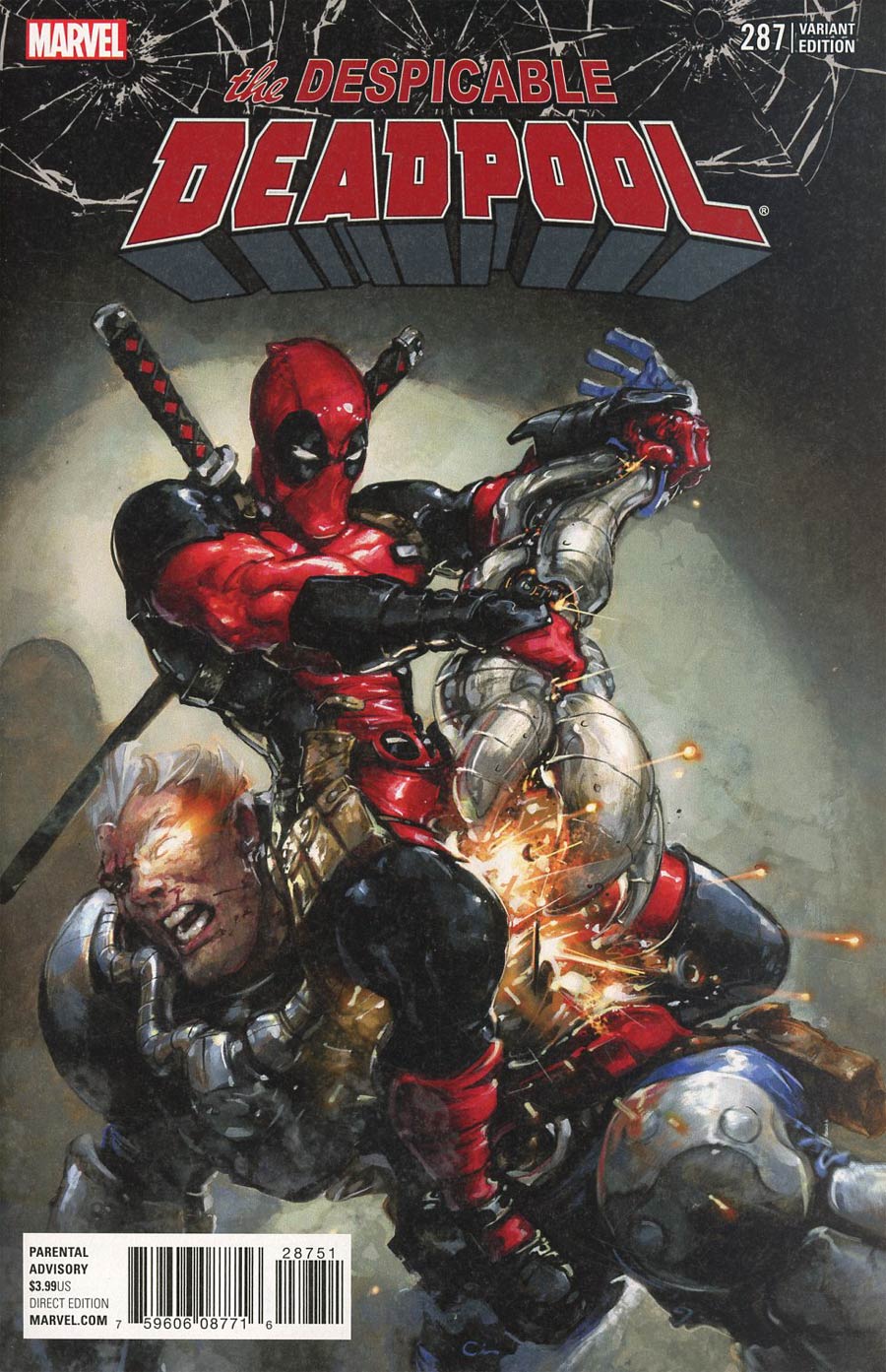 Despicable Deadpool #287 Cover F Incentive Clayton Crain Promo Variant Cover (Marvel Legacy Tie-In)