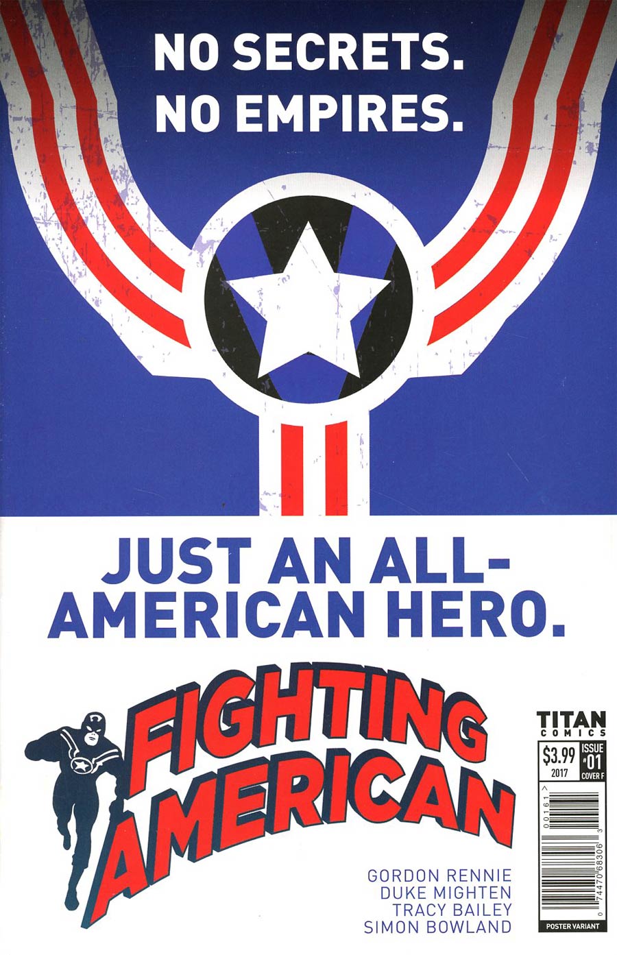 Fighting American Vol 4 #1 Cover F Variant Poster Cover