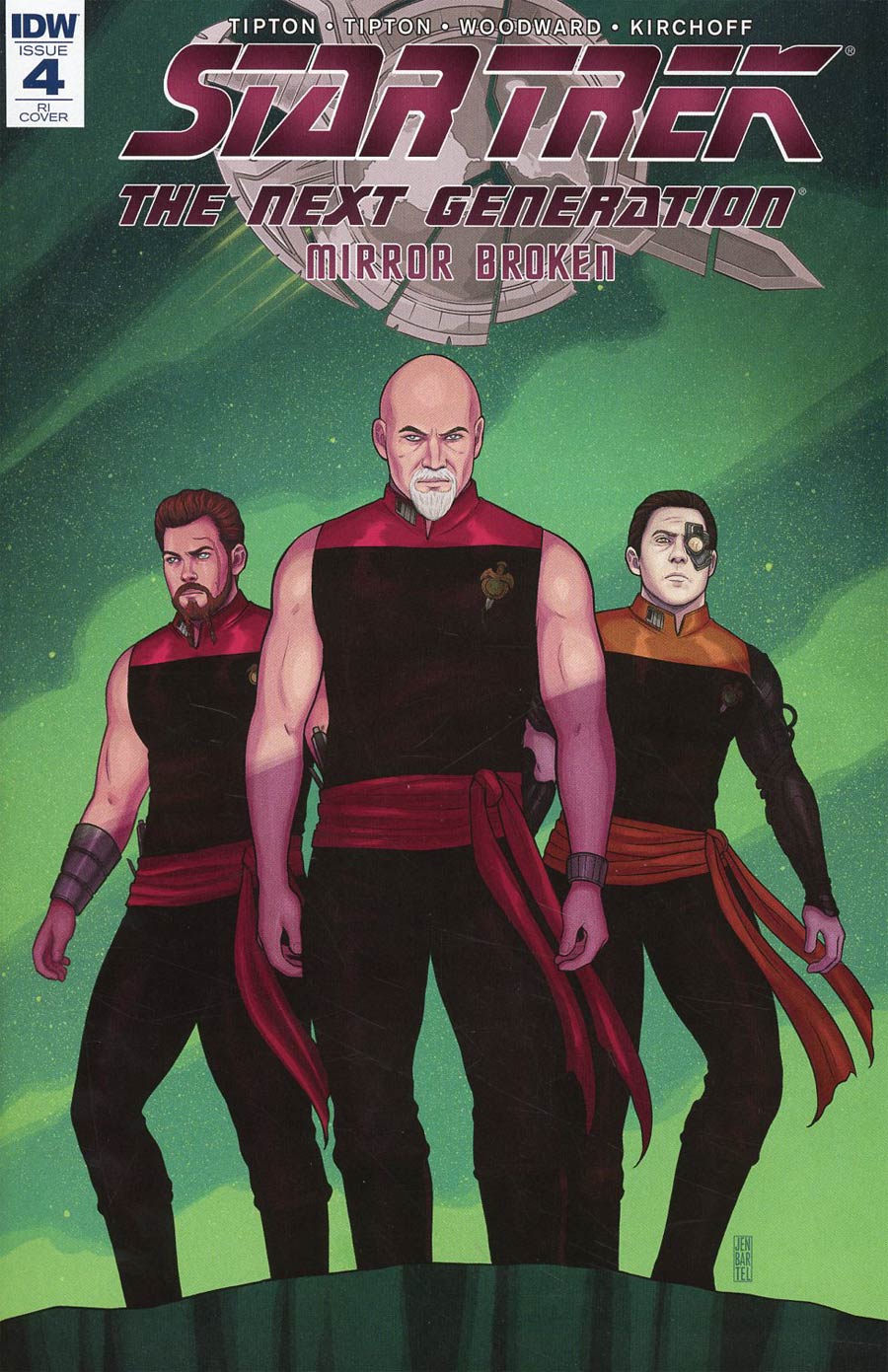 Star Trek The Next Generation Mirror Broken #4 Cover C Incentive Jen Bartel Variant Cover