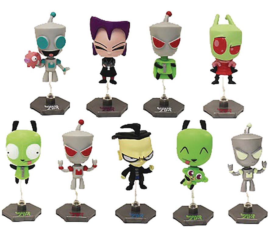 Invader Zim Buildable Figure Blind Mystery Box 24-Piece Display