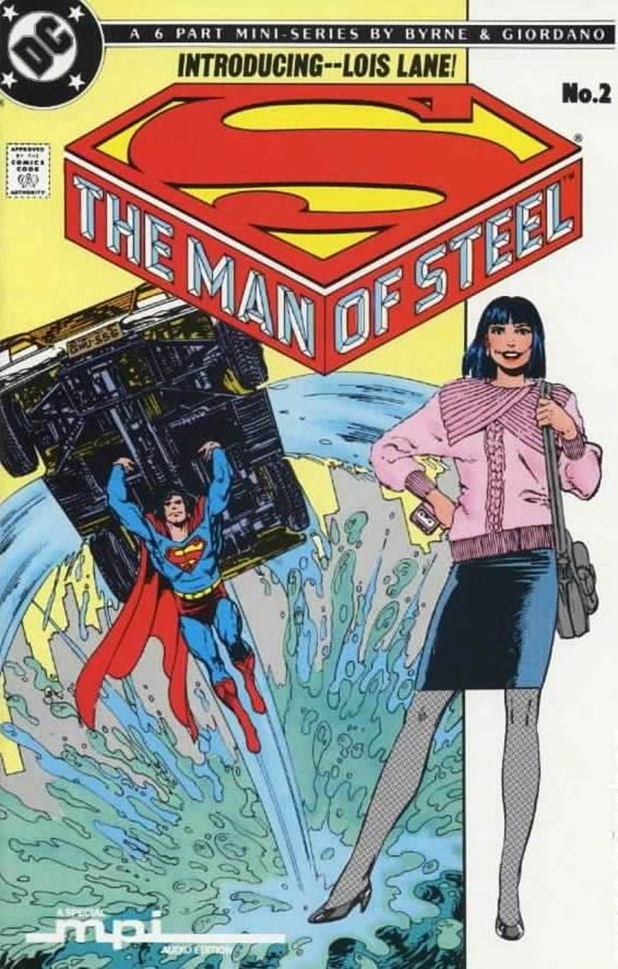 Man Of Steel #2 Cover C MPI Audio Edition With Cassette Tape