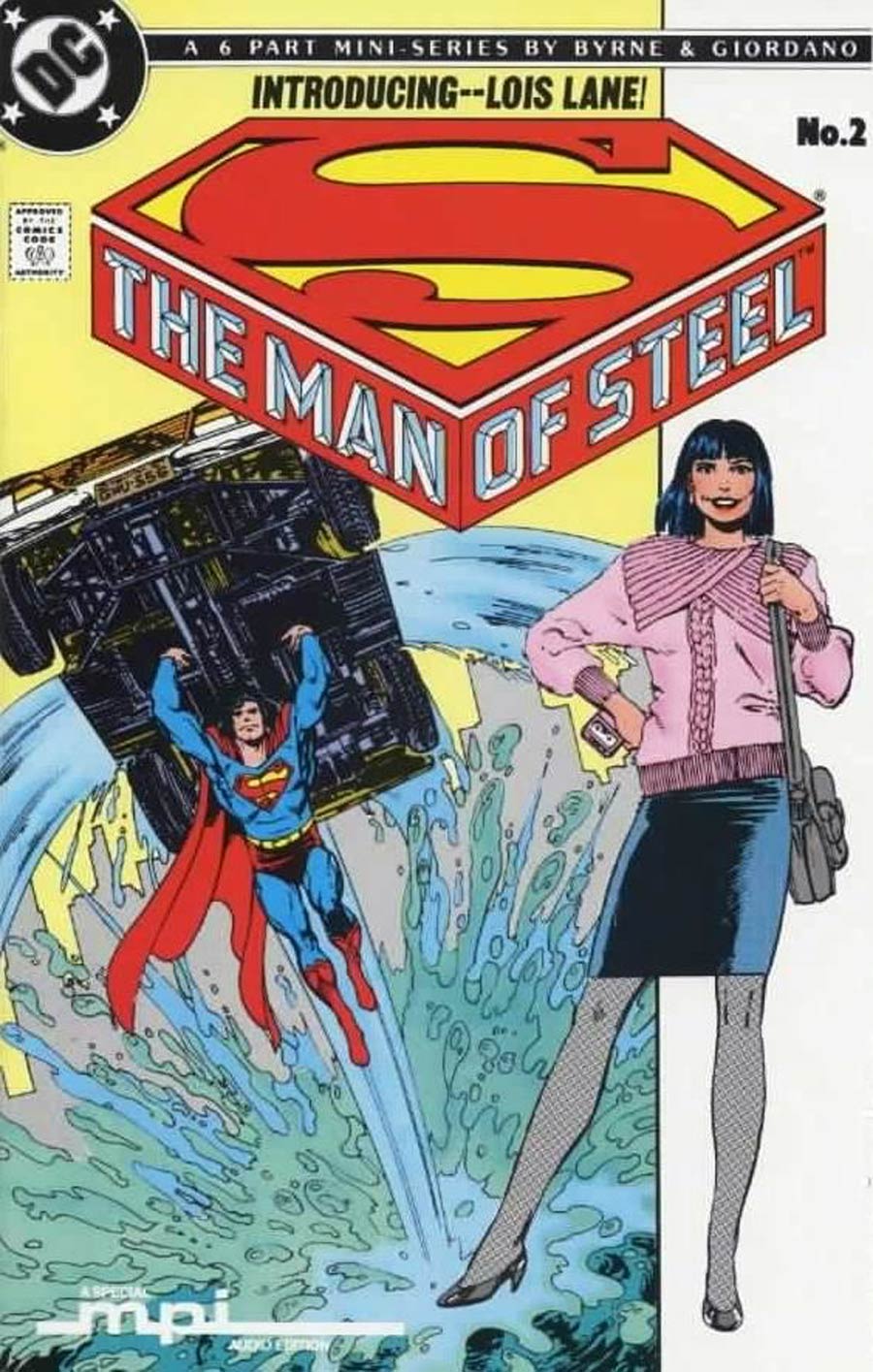 Man Of Steel #2 Cover D MPI Audio Edition Without Cassette Tape