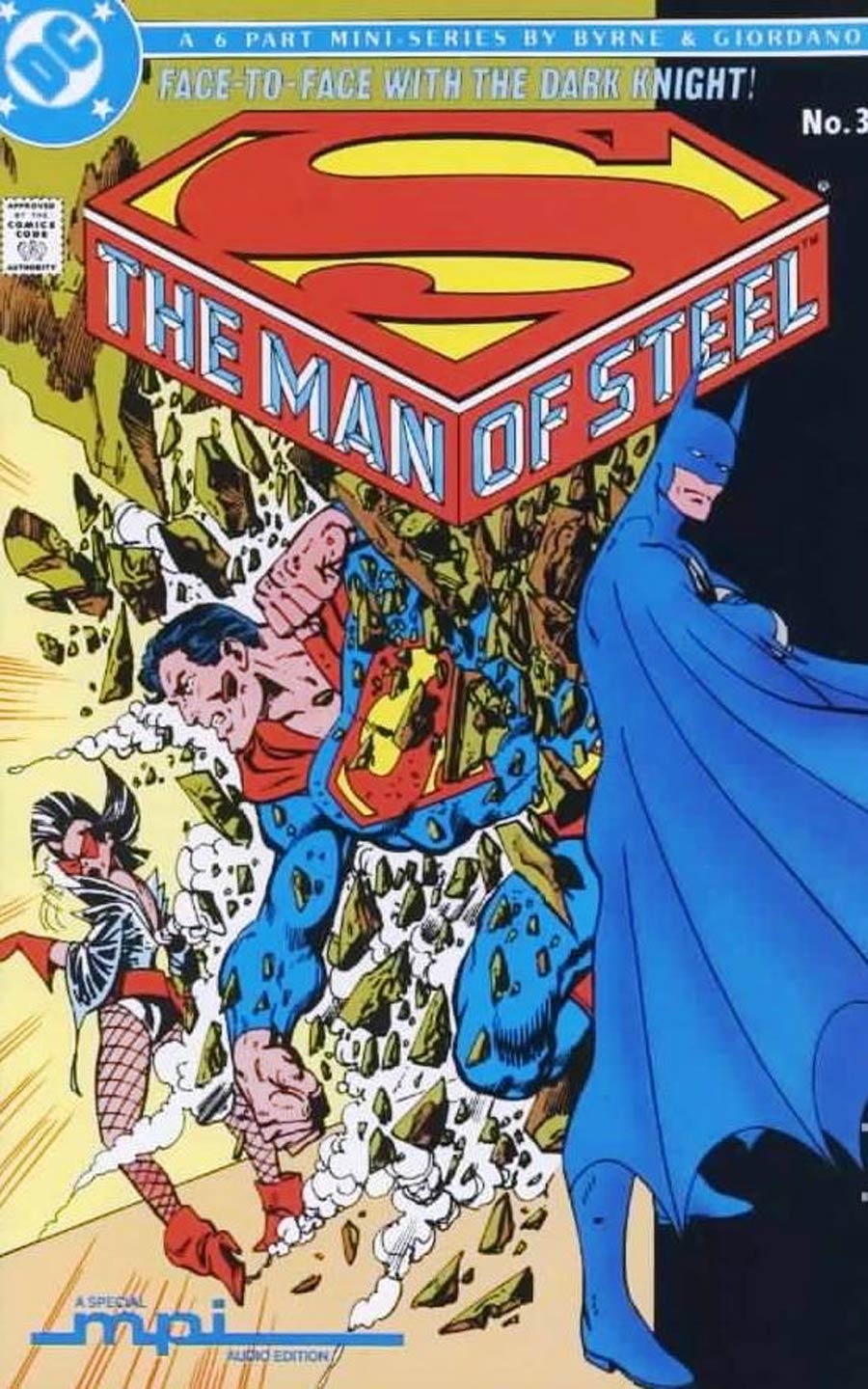 Man Of Steel #3 Cover C MPI Audio Edition Without Cassette Tape