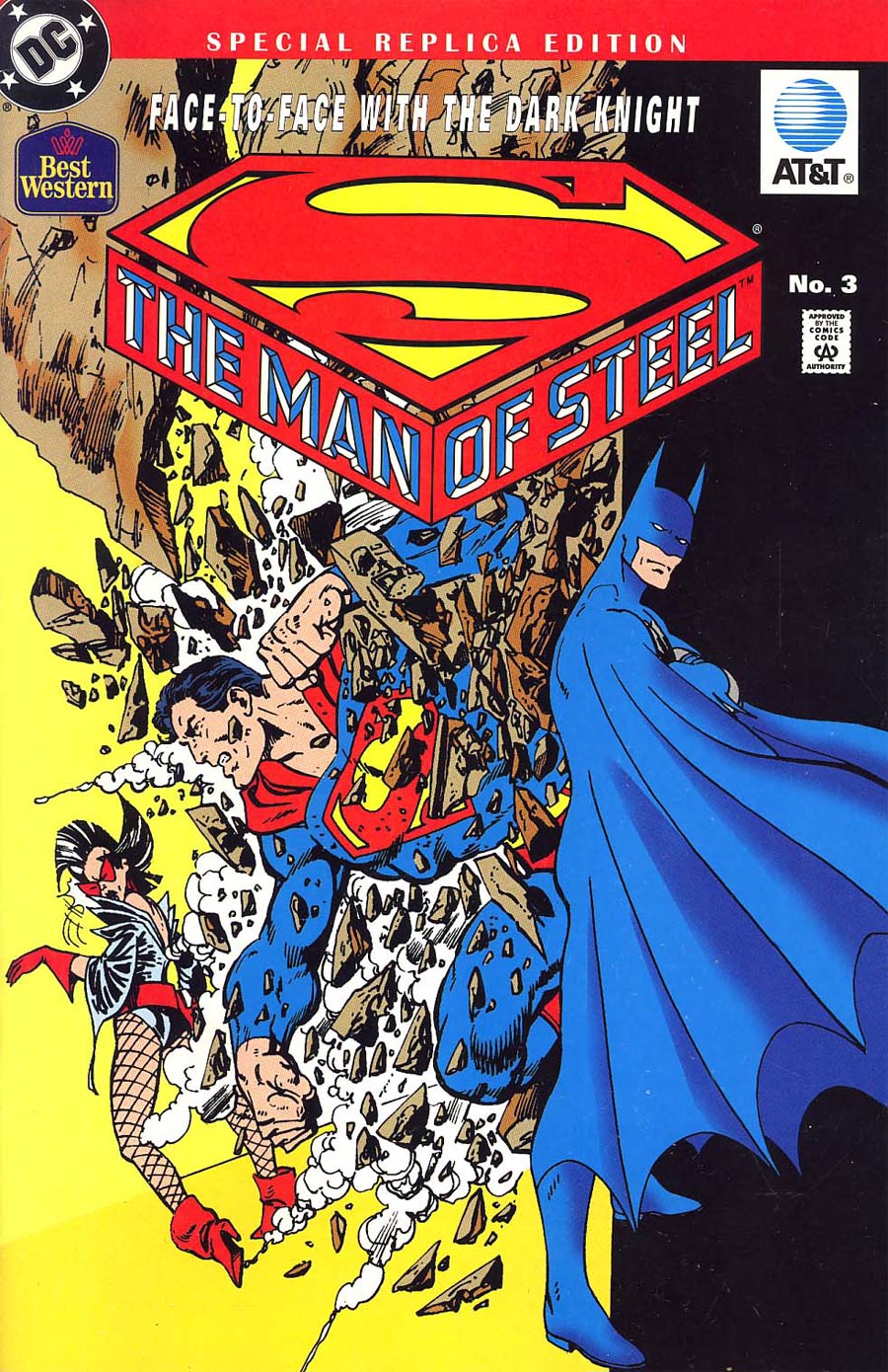 Man Of Steel #3 Cover D Best Western AT&T Promo