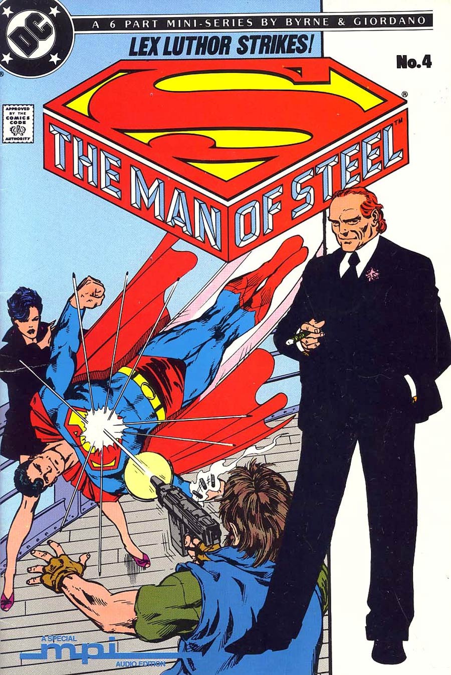 Man Of Steel #4 Cover C MPI Audio Edition Without Cassette Tape
