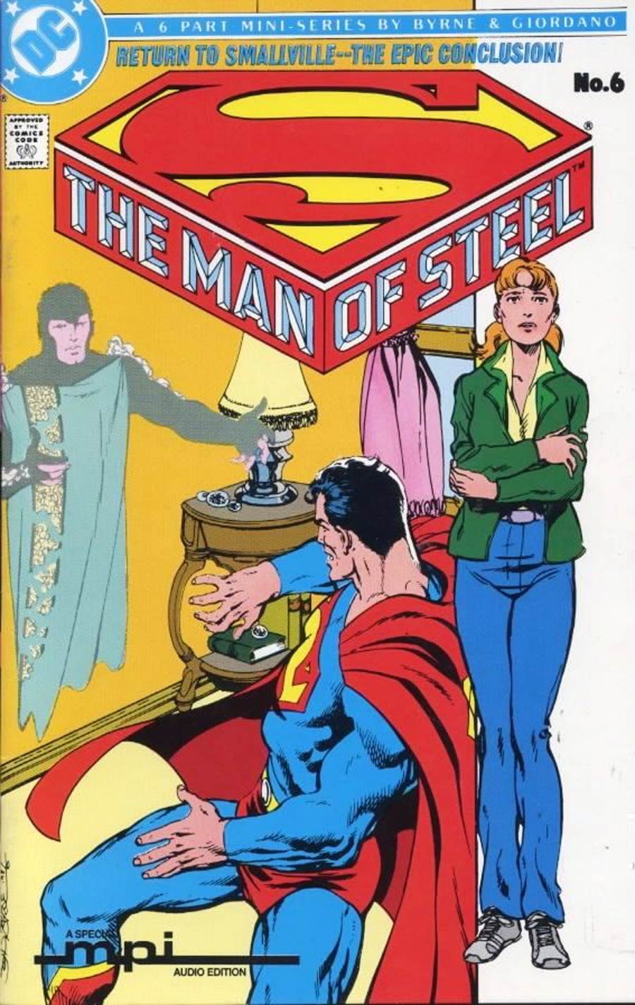 Man Of Steel #6 Cover B MPI Audio Edition With Cassette Tape