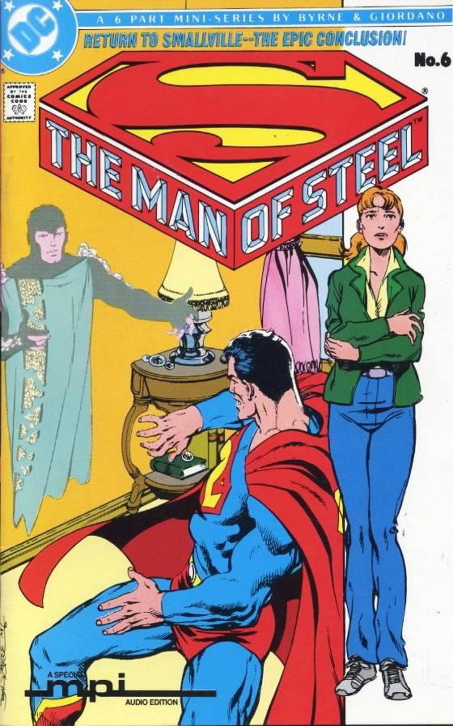Man Of Steel #6 Cover C MPI Audio Edition Without Cassette Tape