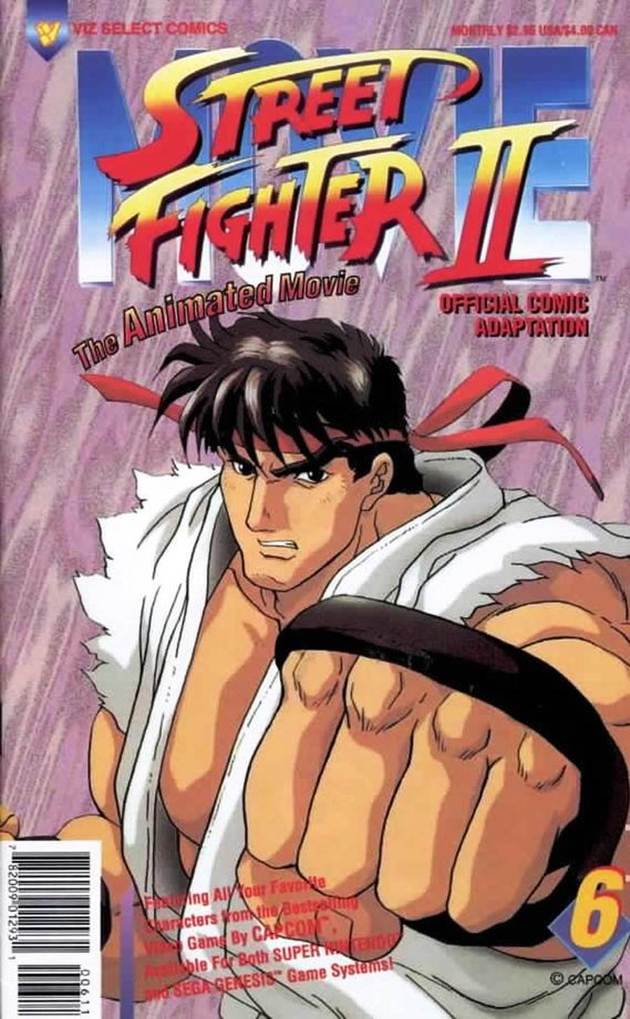Street Fighter II The Animated Movie Official Comic Adaptation #6