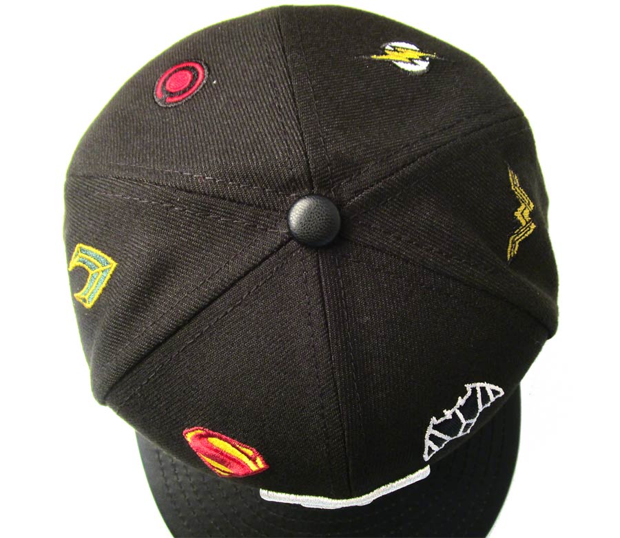 Justice League Movie Shield Black 950 Snapback Cap