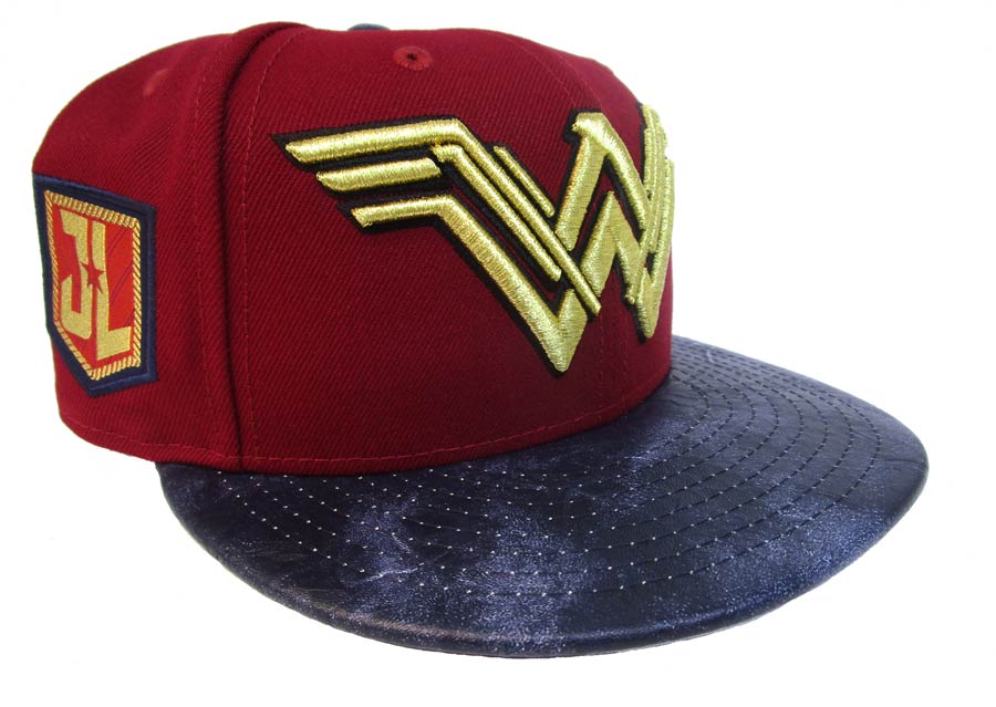 Justice League Movie Wonder Woman Red 950 Snapback Cap