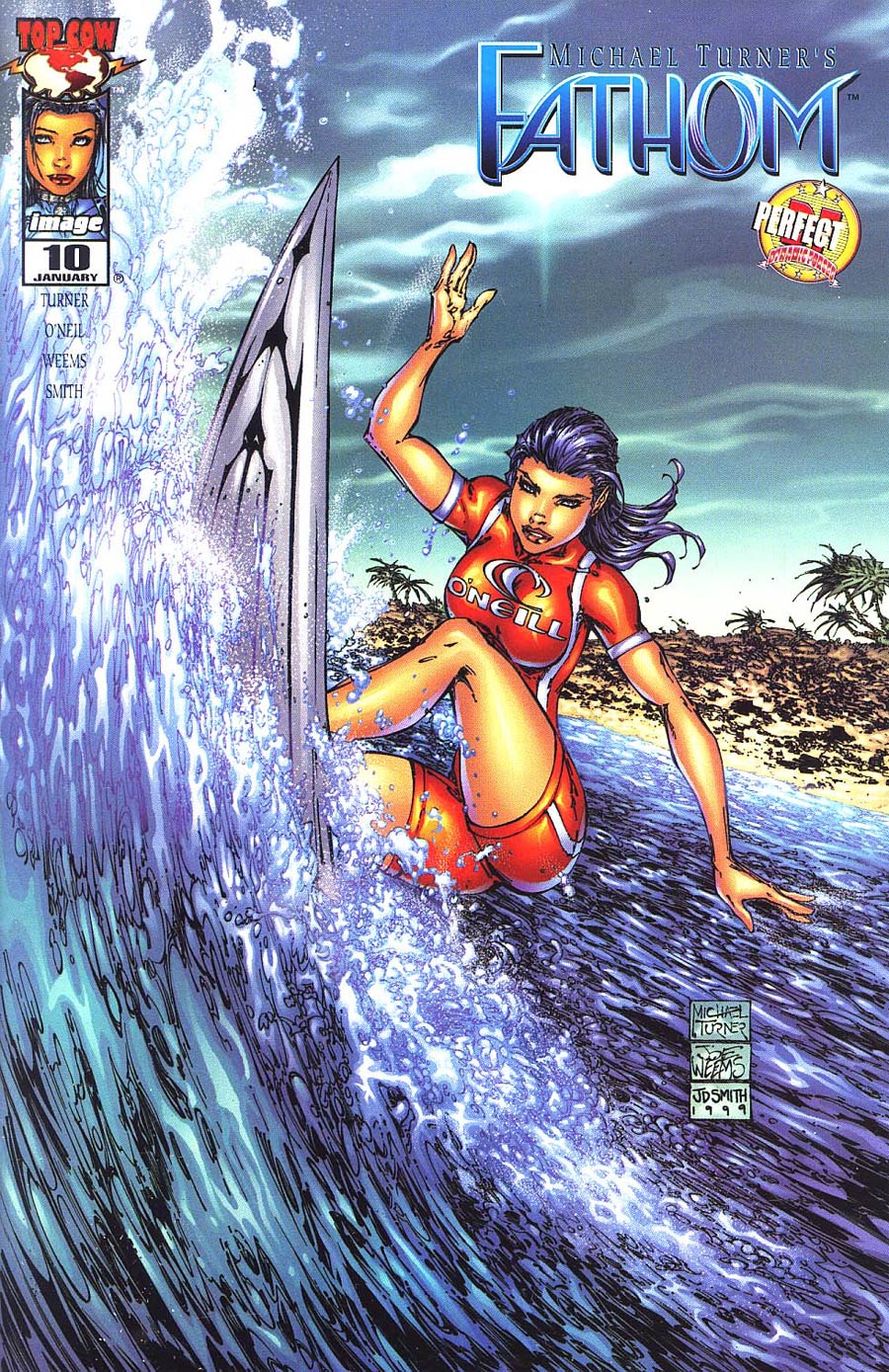 Fathom Vol 1 #10 Cover C DF Perfect 10 Variant Cover Without Certificate