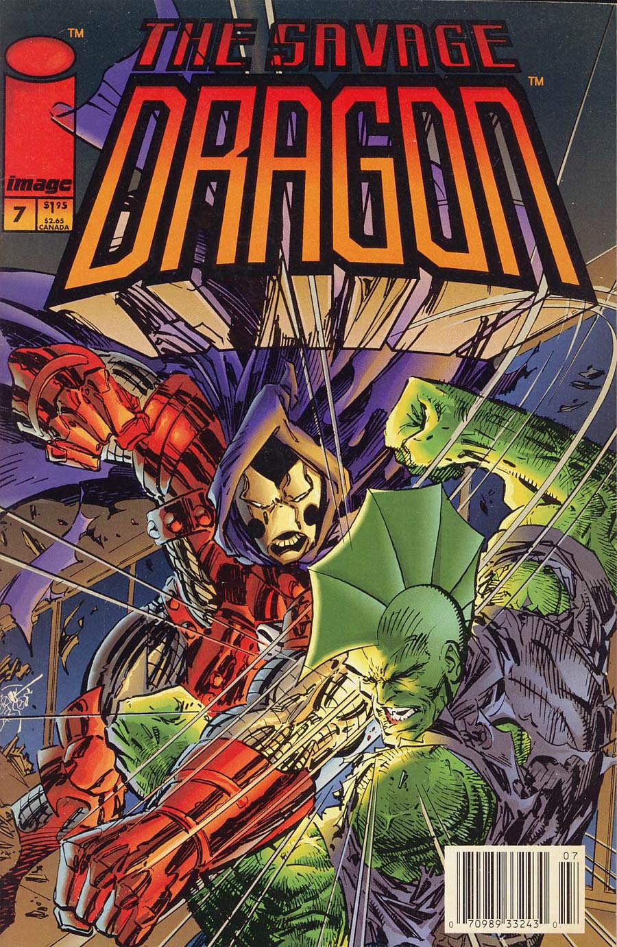 Savage Dragon Vol 2 #7 Cover B Newsstand Edition