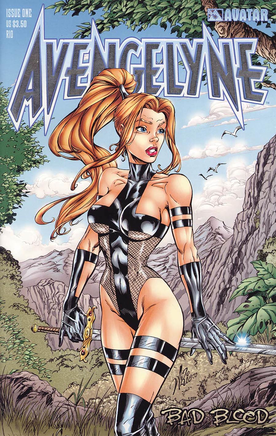 Avengelyne Bad Blood #1 Cover D Platinum Cover